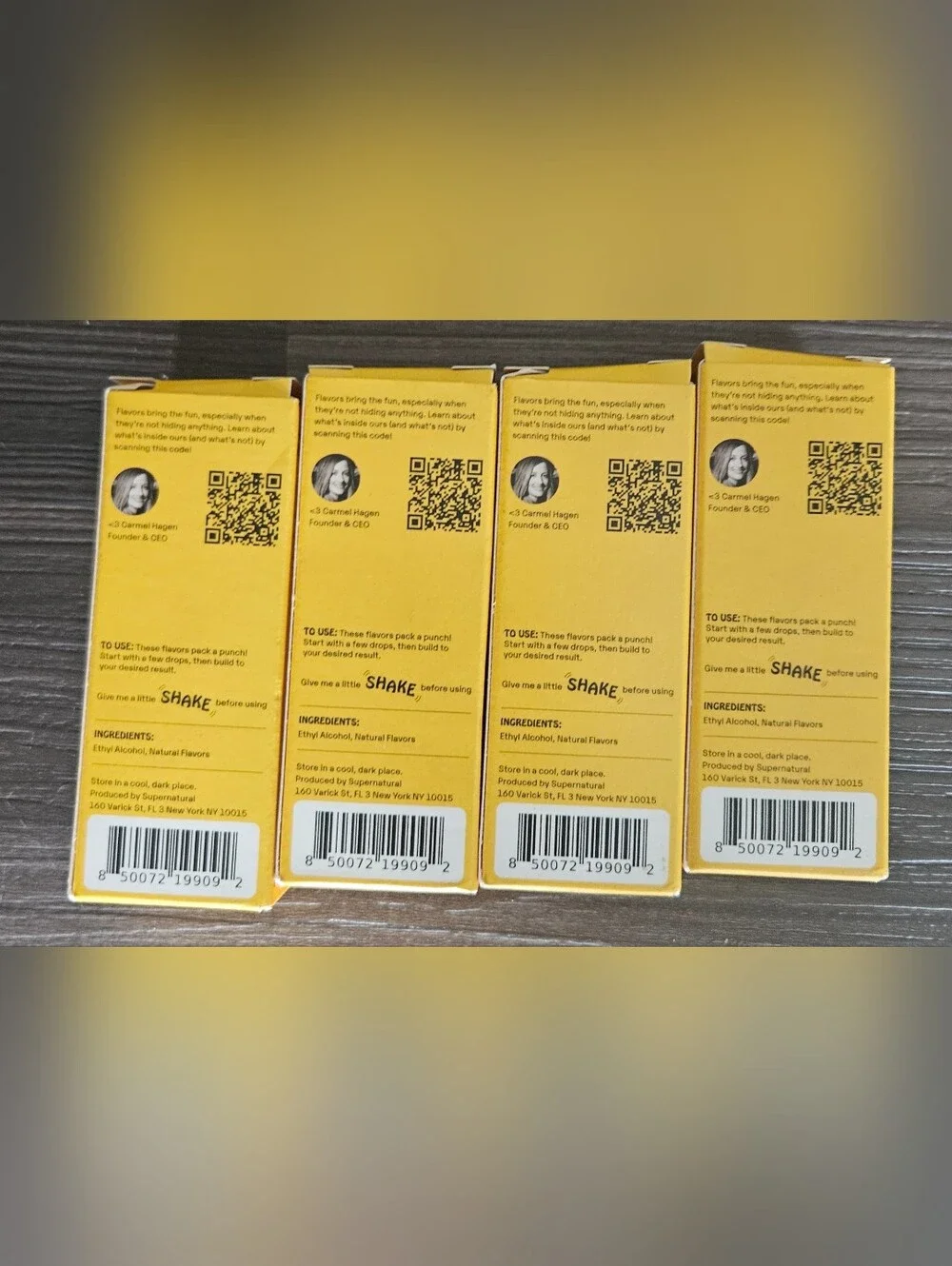 Gummy Bear Natural Flavor - Yellow Packaging